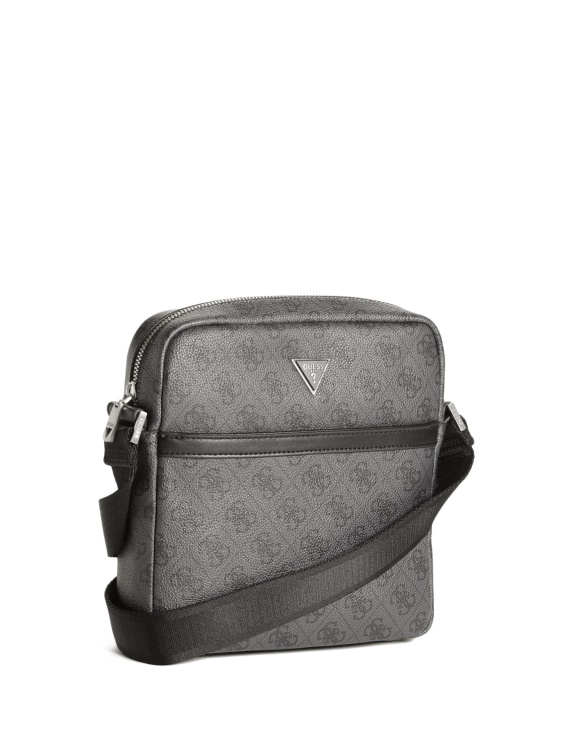 Guess Black Vezzola Smart Top Zip Square Crossbody