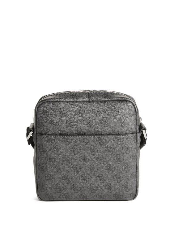 Guess Black Vezzola Smart Top Zip Square Crossbody