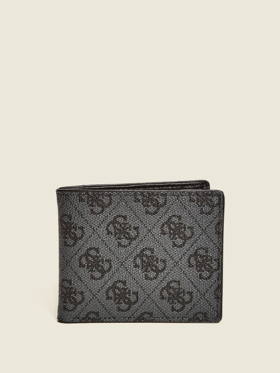 Guess Black Quattro G Passcase