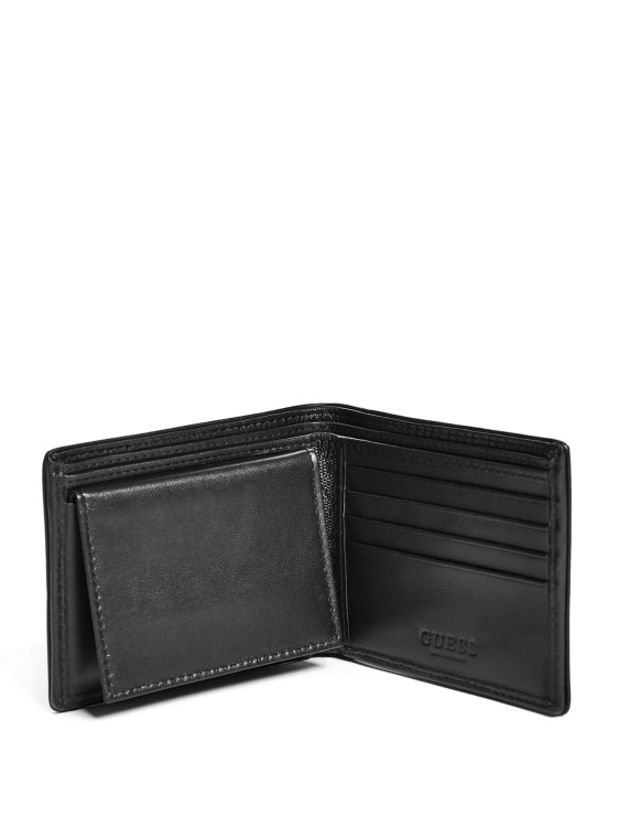 Guess Black Quattro G Passcase