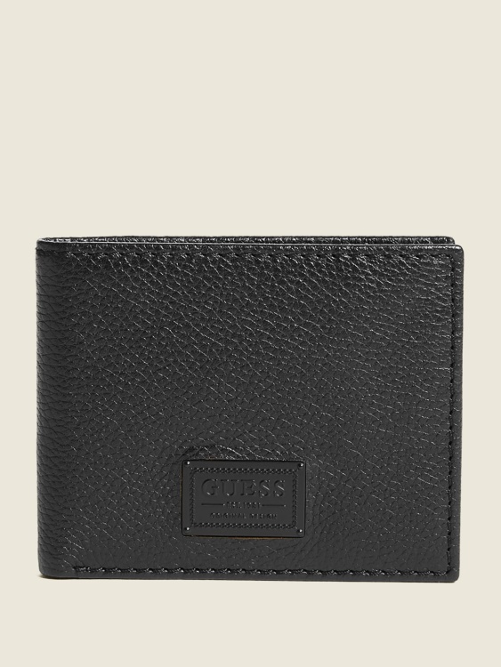 Guess Black Bishop Bifold портфейл