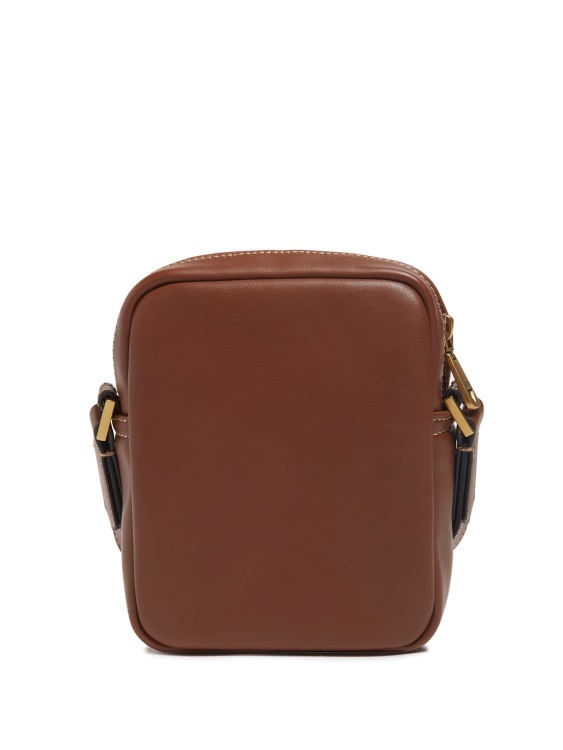 кафява Scala Smart Vertical Crossbody Guess