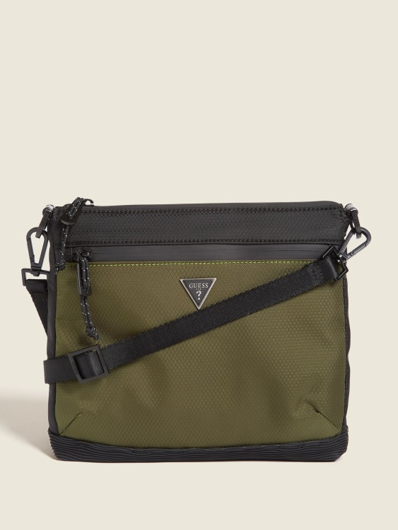 Certosa Tech Crossbody Guess черно мулти