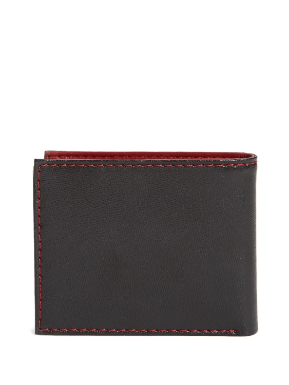 контрастен шев Slimfold портфейл Guess черно