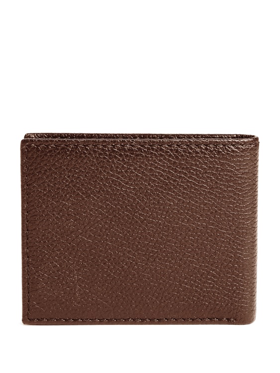 кафяв двоен портфейл Guess Bishop