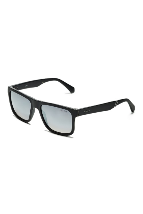 матови квадратни слънчеви очила Black Guess