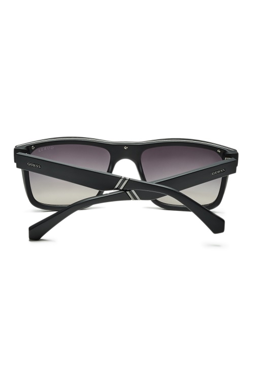 матови квадратни слънчеви очила Black Guess