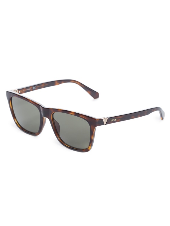 квадратни слънчеви очила Guess Dark Havana