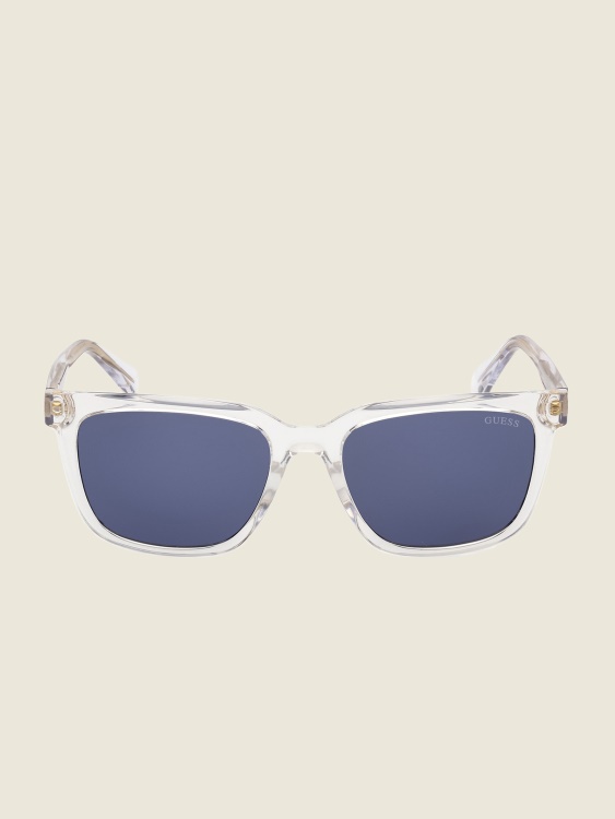 квадратни слънчеви очила Guess Clear