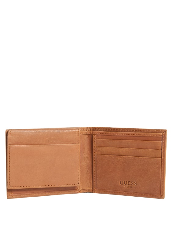 Guess West паспортна кутия коняк