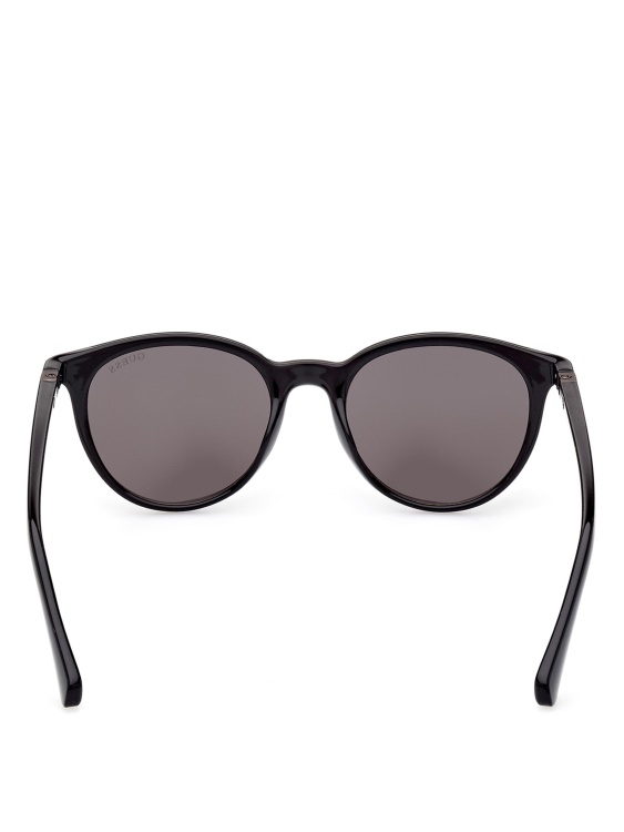 кръгли пластмасови слънчеви очила Black Guess