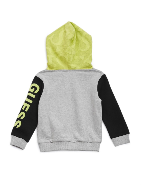 Guess Eco Color-block Hoodie (2-7) светъл каменен хедър