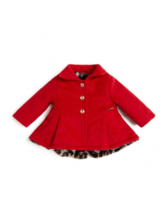 палто с подплата от изкуствена кожа Brilliant Berry Guess (3m-7)