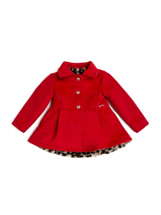 палто с подплата от изкуствена кожа Brilliant Berry Guess (3m-7)