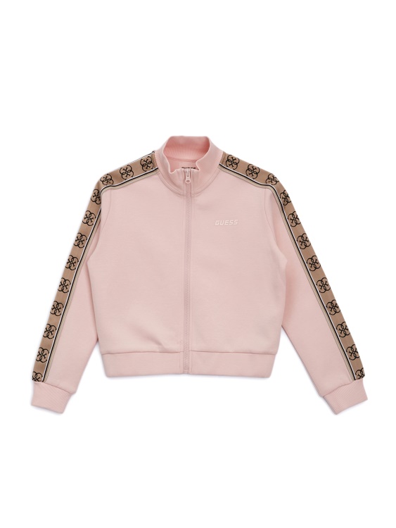 Guess Blush Cotton Eco Minime Zip Active Top (4-16)
