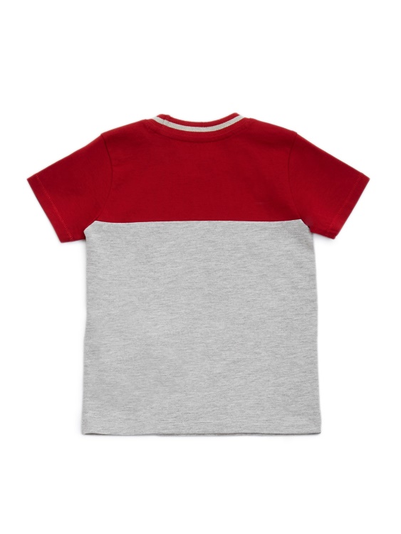 Guess Color-block Patch Logo тениска (2-7) горчиво оранжево и сиво Co