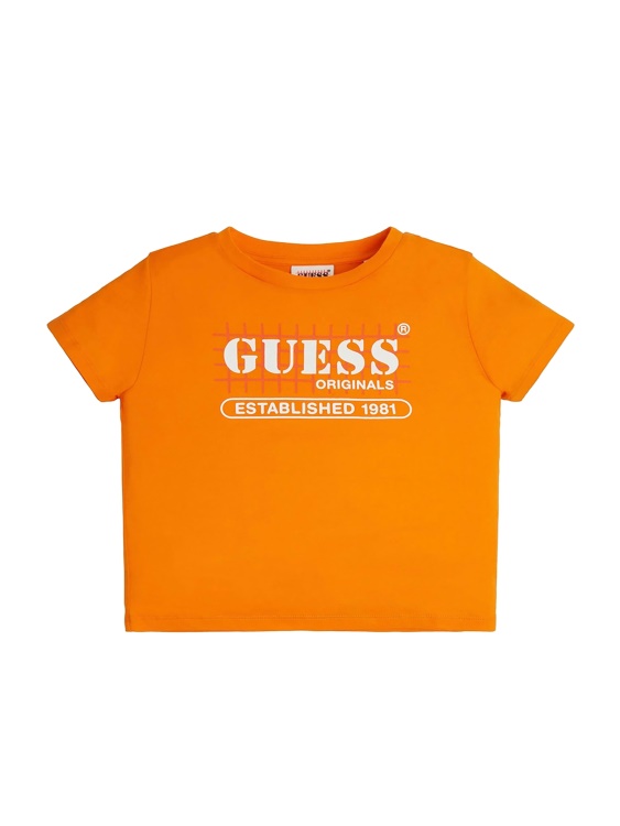 тениска с лого на Guess Originals (деца 8-14)