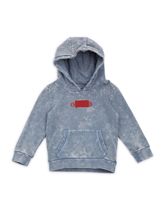 качулка с блокирано лого (3m-7) Guess Nimbus Blue