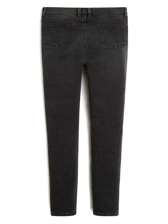 тесни дънки Guess Black Black Icon пране с копчета (7-14)