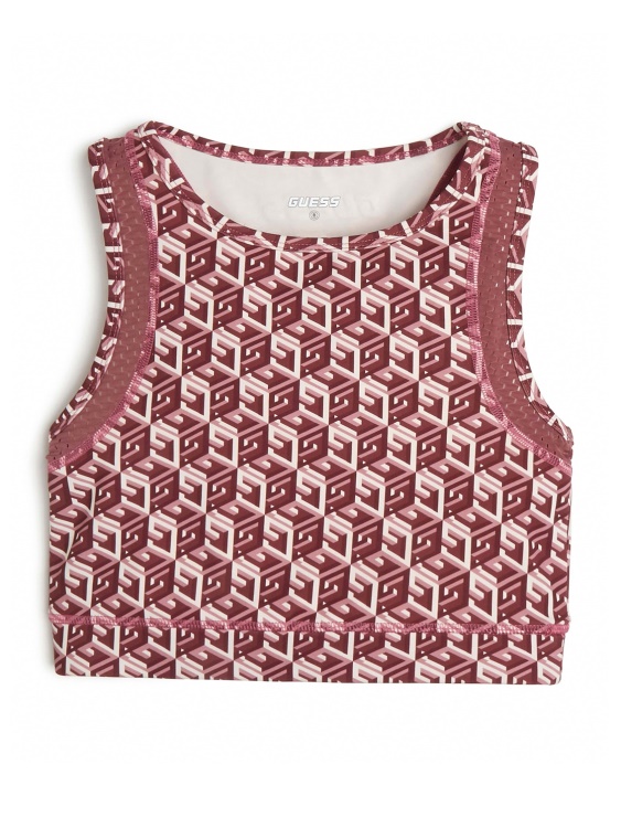 Guess Eco Cube Logo активен сутиен (4-14) G Cube Red Combo
