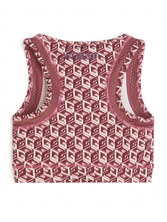 Guess Eco Cube Logo активен сутиен (4-14) G Cube Red Combo