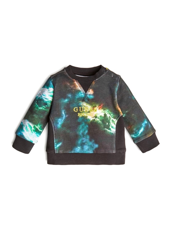 Loud Nights Print Jet Bla Suite Into Space (0-24m) Guess