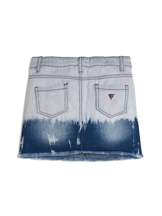 дънкова пола Guess Bleach Block Blue Wash Dip-dye (7-14)