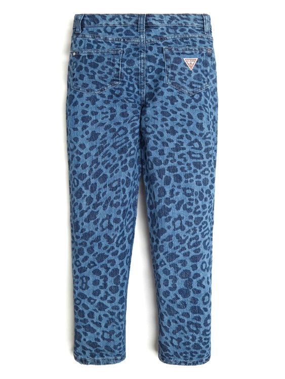дънки Guess Leo Jade Minime Leopard Mom (7-14)