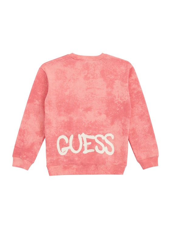 суичър Guess Queen (деца 7-16) шисти роза мулти