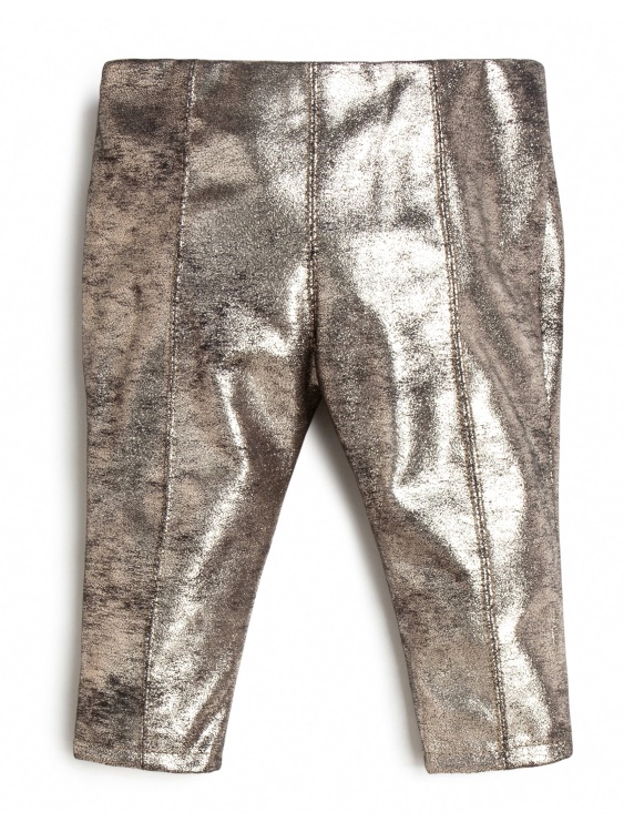 клинове от изкуствен велур с покритие Guess (3m-7) ламинирано злато върху черно