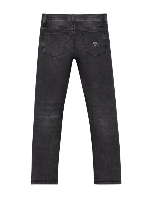 еко тънки дънки (7-16) Guess Black Junior Boy пране