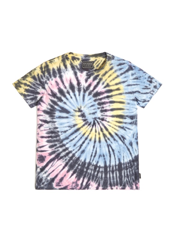 Guess Minime спирала Tee-dye Tee (7-14) Lemon Mist Multi