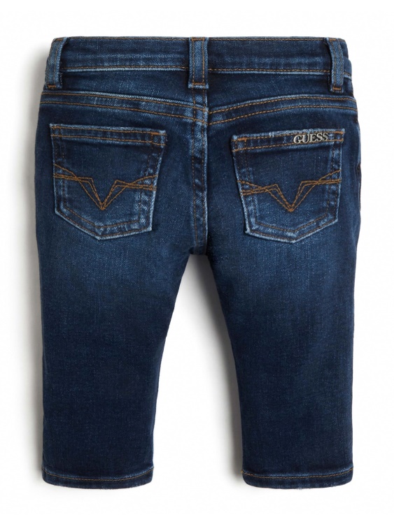 тесни панталони от еко дънков плат Guess Alabama Wash (3m-7)