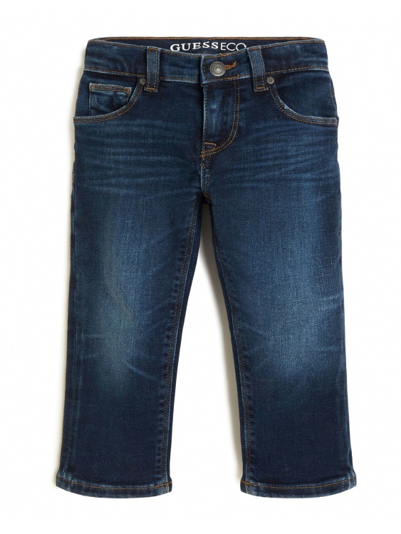 тесни панталони от еко дънков плат Guess Alabama Wash (3m-7)