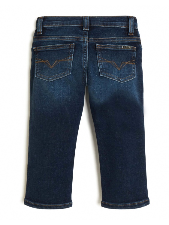 тесни панталони от еко дънков плат Guess Alabama Wash (3m-7)